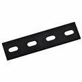 Light House Beauty 1.5 x 6 in. Black Steel Mending Plate LI2087745